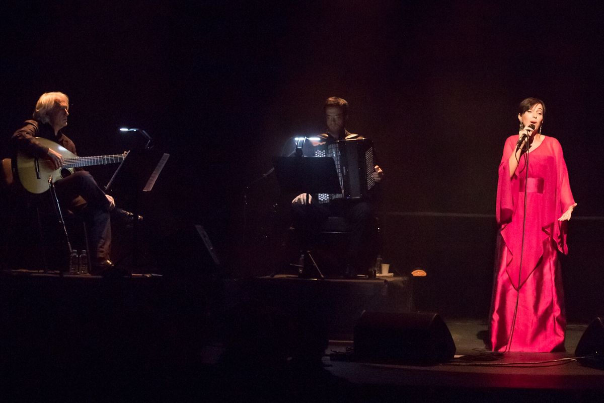 Teresa Salgueiro em concerto.