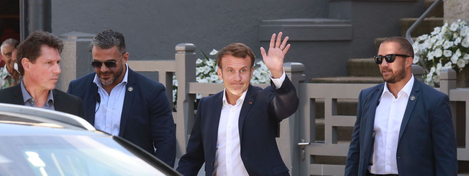 Staatschef Emmanuel Macron wählte im nordfranzösischen Seebad Le Touquet.