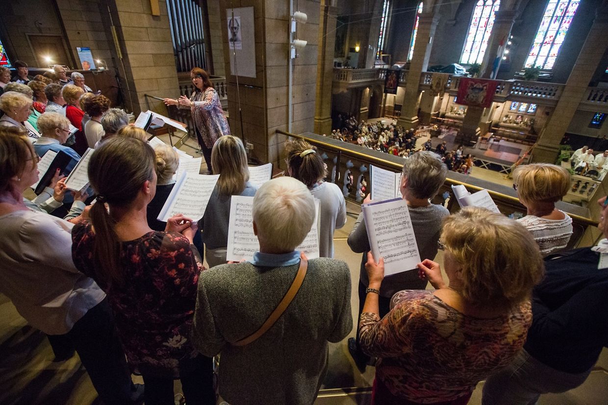 Messe für die neuen Pfarreien: Esch-Uelzecht Sainte-Famille & Suessem Christ-Sauveur.