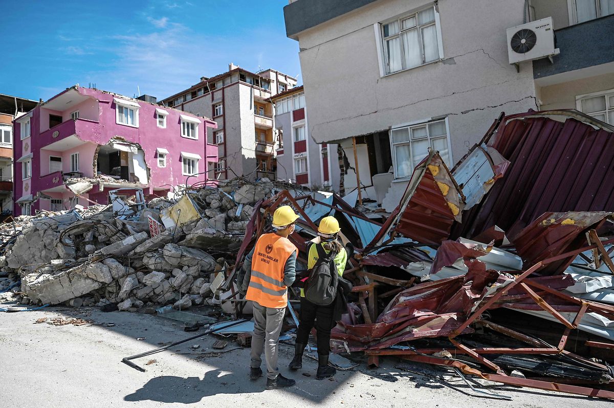 Große Teile von Hatay im Süden der Türkei liegen in Trümmern.