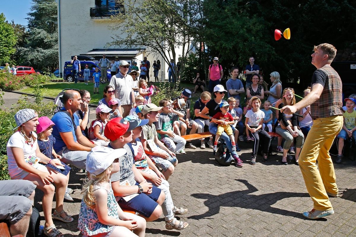 Sonnenschein und angenehme Temperaturen bildeten den Rahmen des Kids Day 2016.