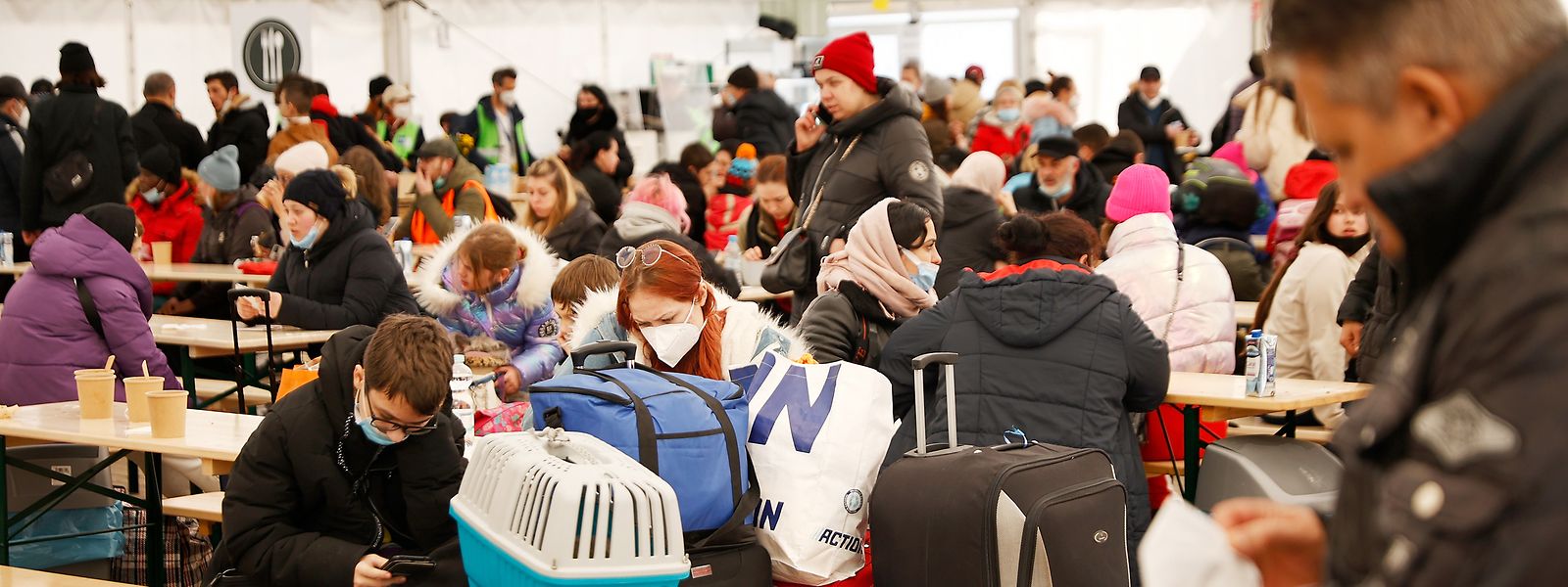 Die meisten geflüchteten Ukrainer leben nach UNHCR-Angaben in Polen.