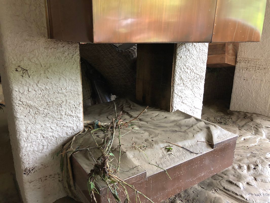 Das Hotel Le Cigalon in Müllerthal wurde schwer beschädigt.