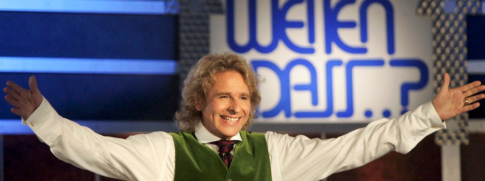 Thomas Gottschalk präsentierte 'Wetten dass..?', Europas erfoglreichste TV-Show, in ihrer besten Zeit.