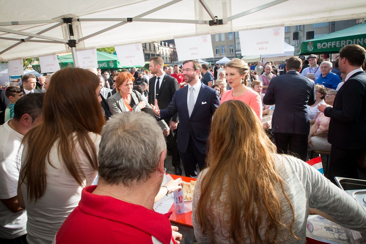 Ein Rundgang über das "Escher Volleksfest" durfte auch nicht fehlen.