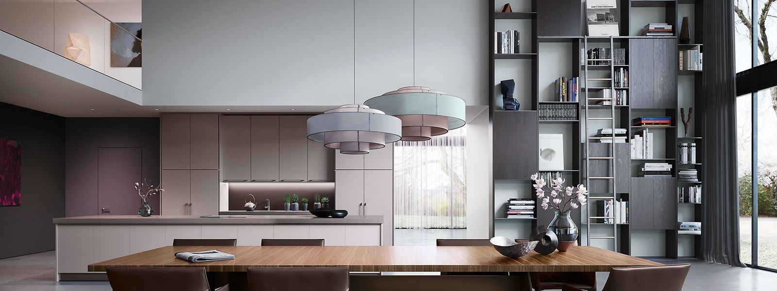 Ein imposantes Möbelstück muss auch wirken können: Daher raten Einrichtungsexperten, der langen Tafel so viel Raum wie möglich im Zimmer zu geben. Die Firma Walter Knoll setzt ihren Tisch namens «Tadeo» entsprechend ins Szene (Preis auf Anfrage).