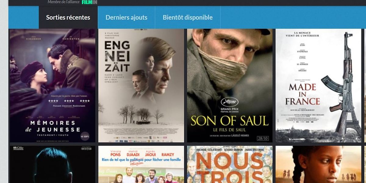 La plateforme www.vod.lu est accessible en français, allemand et anglais et offre, pour son lancement, un catalogue de 750 films luxembourgeois et européens.