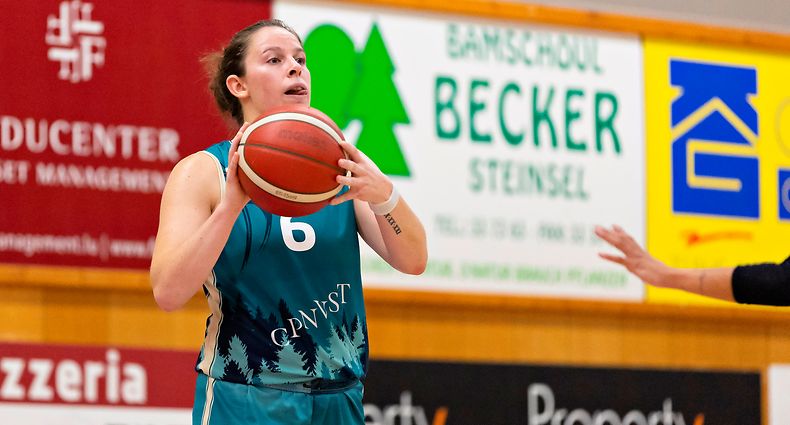 Samantha Logic (Grengewald 6) / Basketball, LBBL League Frauen, Amicale - Grengewald / 24.09.2022 / Steinsel / Foto: Christian Kemp