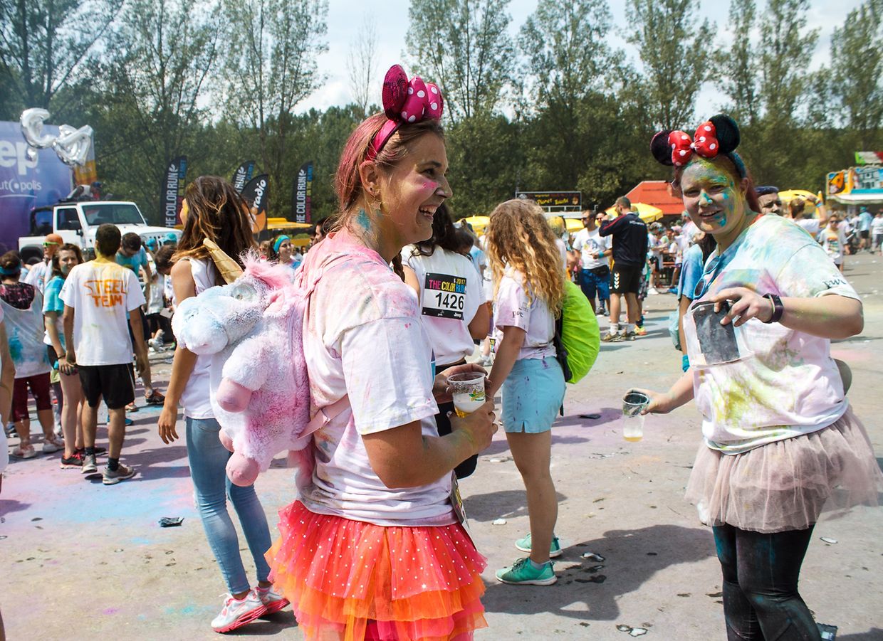 Color Run unicorn edition. Happiest 5k on the planet! Echternach 2017