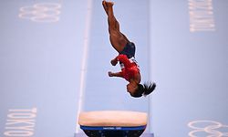 Simone Biles em Tóquio.