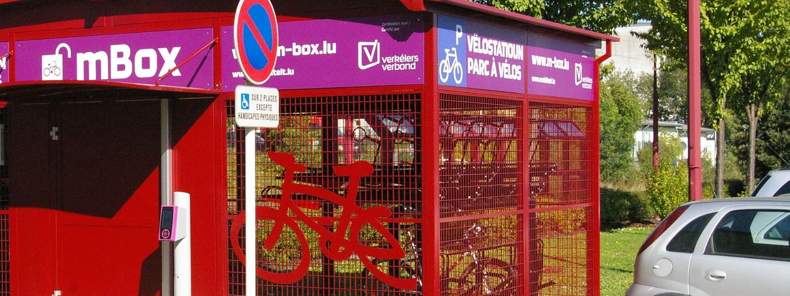 Avec la nouvelle installation, le Luxembourg compte maintenant 60 parcs à vélos mBox.