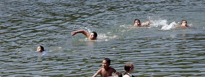 Os banhistas vão poder mergulhar no lago da Haute-Sûre a partir de segunda-feira