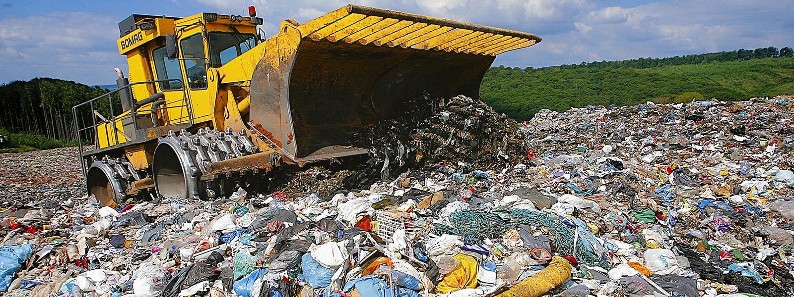 2015 wurden rund 2,7 Millionen Tonnen Müll importiert. 