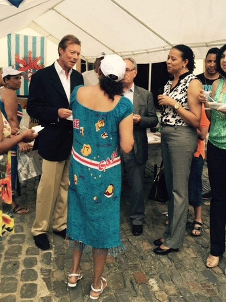O Grão-Duque esteve na festa dos 40 anos de  de independência de Cabo Verde, no domingo, em Wiltz