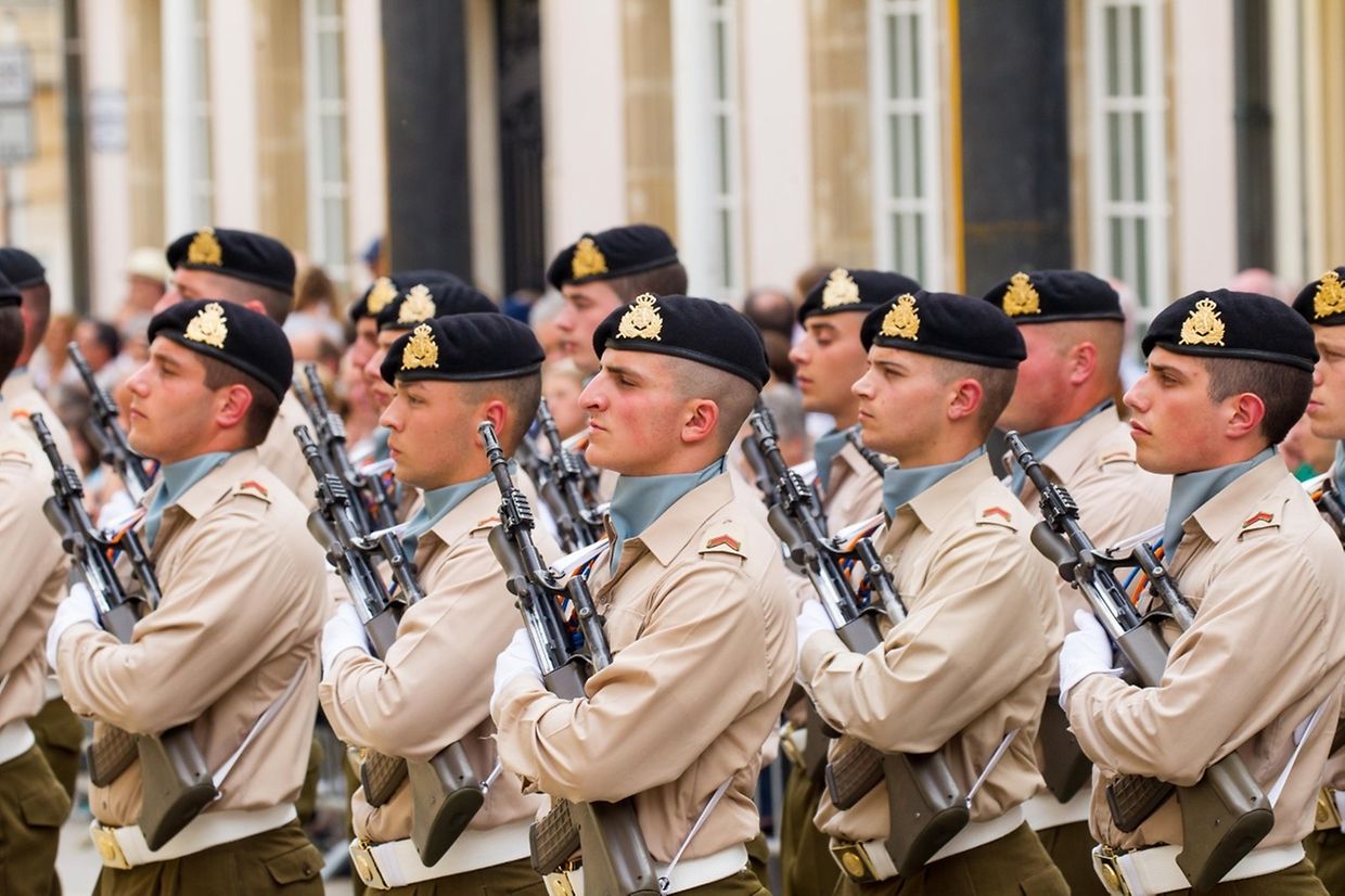 Die feierliche Wachablösung am Mittwochnachmittag.