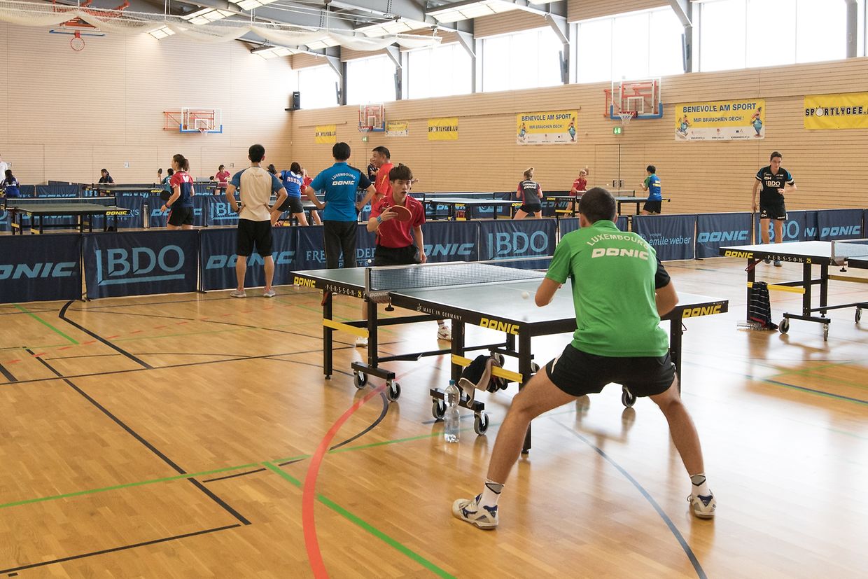 TischtennisLehrgang im INS Millionen Chinesen schauen den Stars von