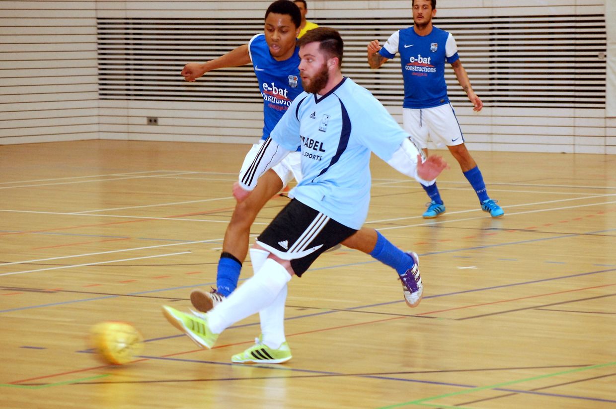Ricardo Soares (Munsbach), en premier plan et Marcelo Fortes Varela.