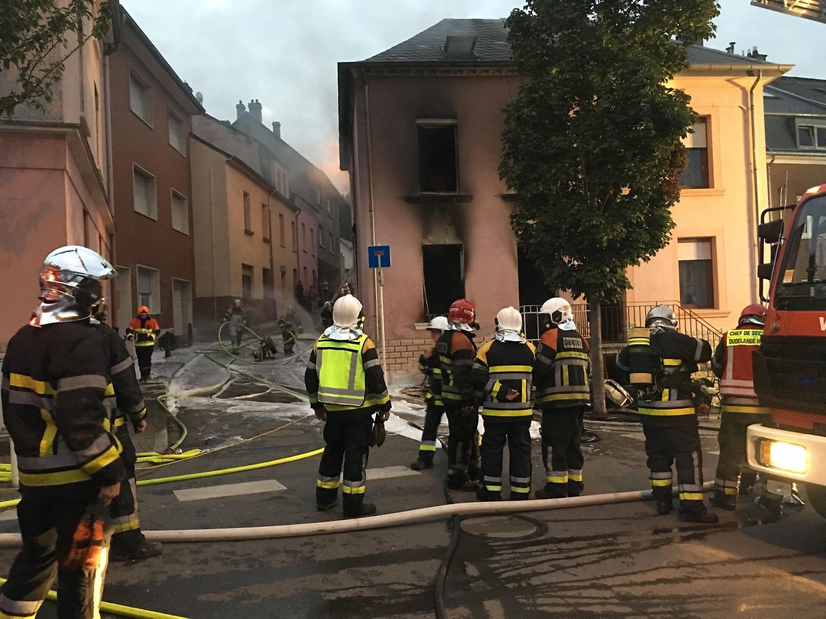 Die Feuerwehren aus Düdelingen und Kayl waren im Einsatz.