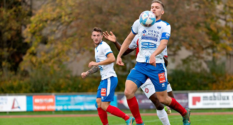 Lex Nicolay (Etzella 5) / Football, Nationaldivision, Etzella - Wiltz / 23.10.2022 / Ettelbruck / Foto: Christian Kemp