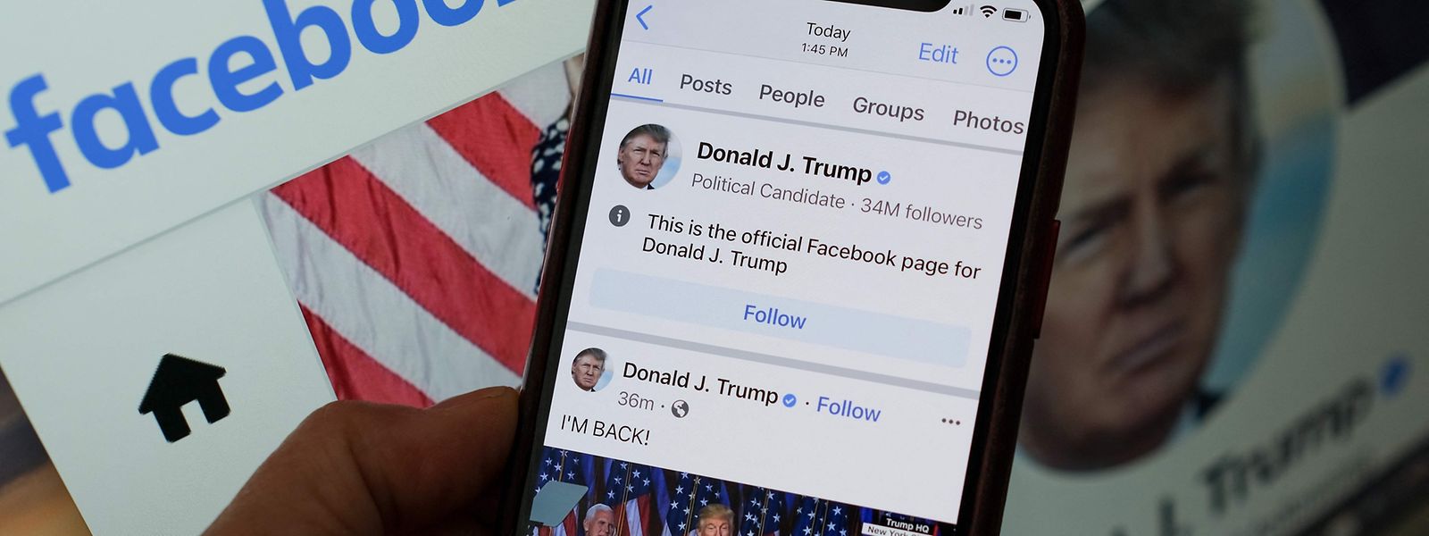 Trump wurde am Ende seiner Amtszeit bei großen Online-Plattformen gesperrt