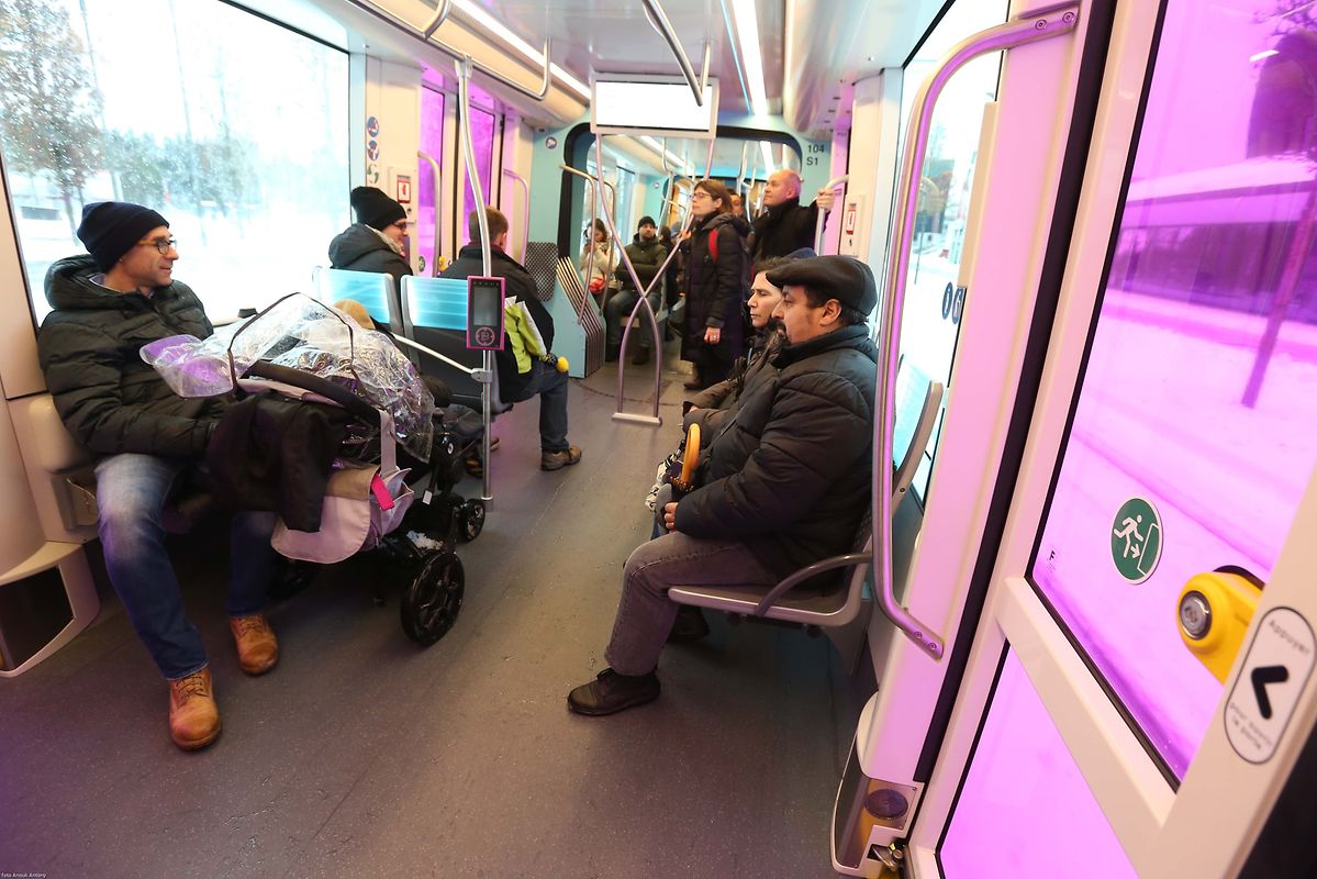 10.12.2017 Luxembourg, Kirchberg, Einweihung Tram, Tramsschienen, Mobilitéit , CFL, photo Anouk Antony
