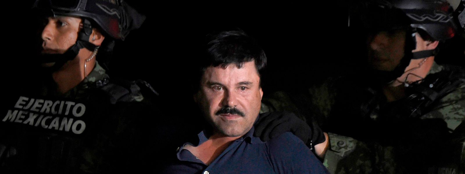 Drogenboss "El Chapo" Guzman nach seiner Festnahme.