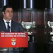 Rui Vit�ria speaks during his presentation as new head coach of Benfica for the next three seasons, Luz Stadium in Lisbon, Portugal, 15 of June 2015. POOL/MIGUEL A. LOPES/LUSA