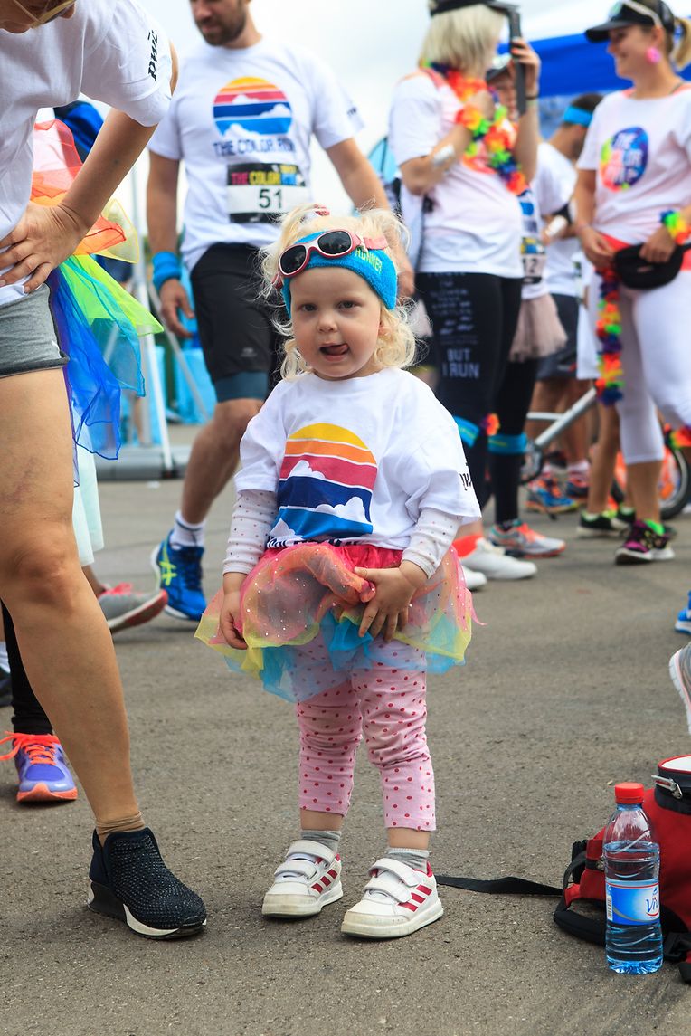 Color Run unicorn edition. Happiest 5k on the planet! Echternach 2017