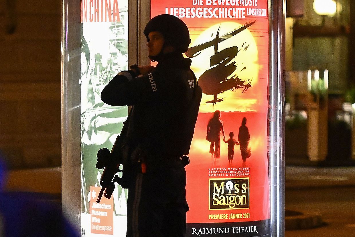 Tiroteio em Viena. 