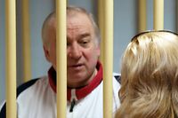 Former Russian military intelligence colonel Sergei Skripal attends a hearing at the Moscow District Military Court in Moscow on August 9, 2006.
Sergei Skripal, a former Russian double agent whose mysterious collapse in England sparked concerns of a possible poisoning by Moscow, has been living in Britain since a high-profile spy swap in 2010. Police were probing his exposure to an unknown substance, which left him unconscious on a bench in the city of Salisbury and saw media draw parallels to the case of Alexander Litvinenko, an ex-spy who died of radioactive polonium poisoning in 2006.
 / AFP PHOTO / Kommersant Photo / Yuri SENATOROV / Russia OUT