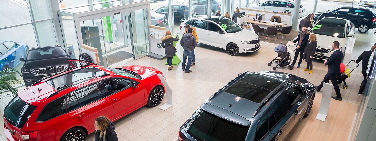 Dieses Jahr interessierten sich die Besucher des Automobilfestivals besonders für umweltfreundlichere Automodelle.