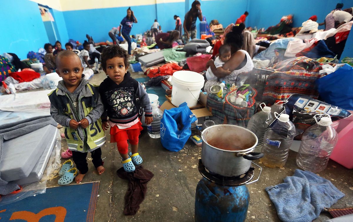 Die Zustände in libyschen Flüchtlingslagern sind katastrophal. 