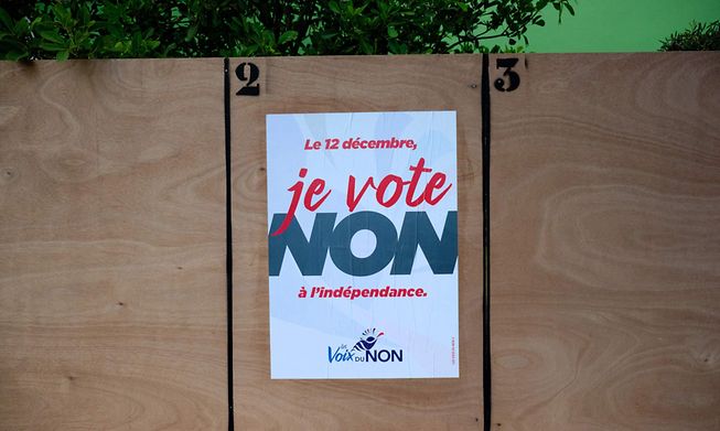 Residents in New Caledonia have voted against independence from France in Sunday's referendum