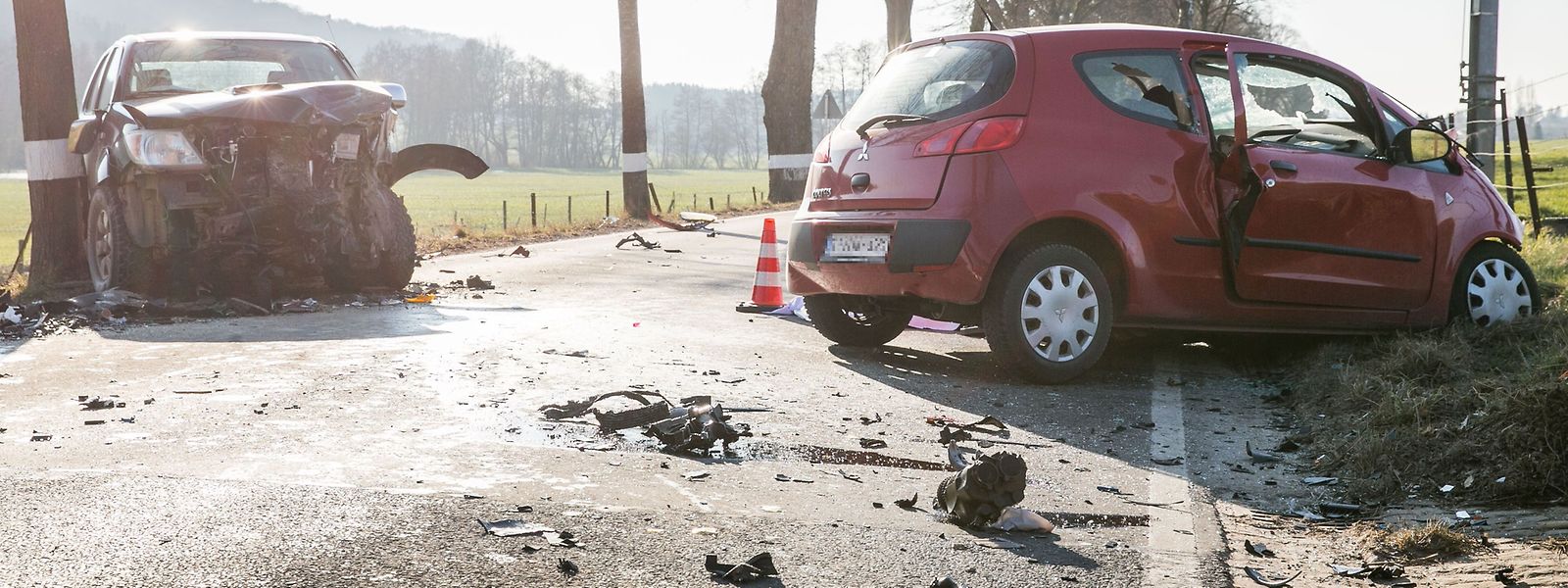Eine junge Frau überlebte den Unfall nicht.  