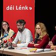 Ipo , PK Dei Lenk , Rentree Politique , vlnr , Carole Thoma , Gary Diderich ,  Myriam Cecchetti , Nathalie Oberweis , Foto:Guy Jallay/Luxemburger Wort