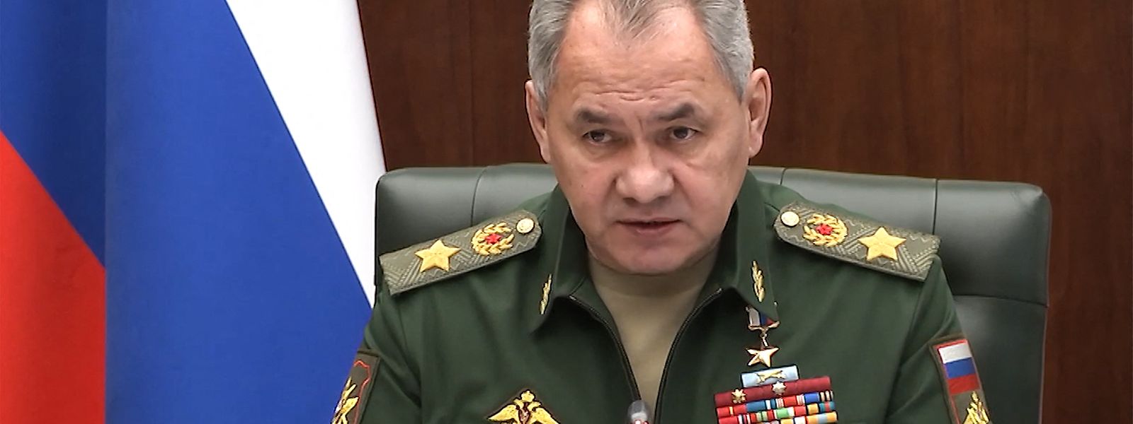 Ministro da Defesa russo, Sergei Shoigu 
