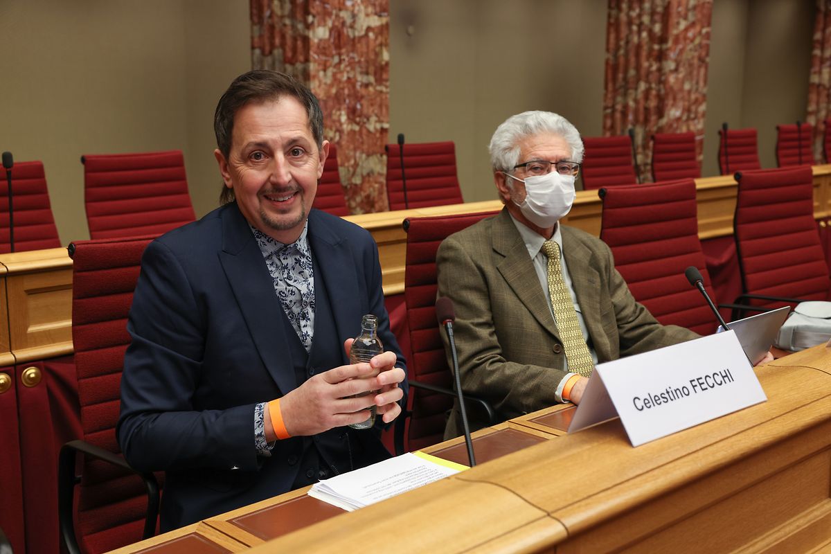 Celestino Fecchi (l.) und Antonio Doronzo wollen, dass das Large Scale Testing wieder eingeführt wird und die Tests für alle Bürger kostenlos sein sollen.