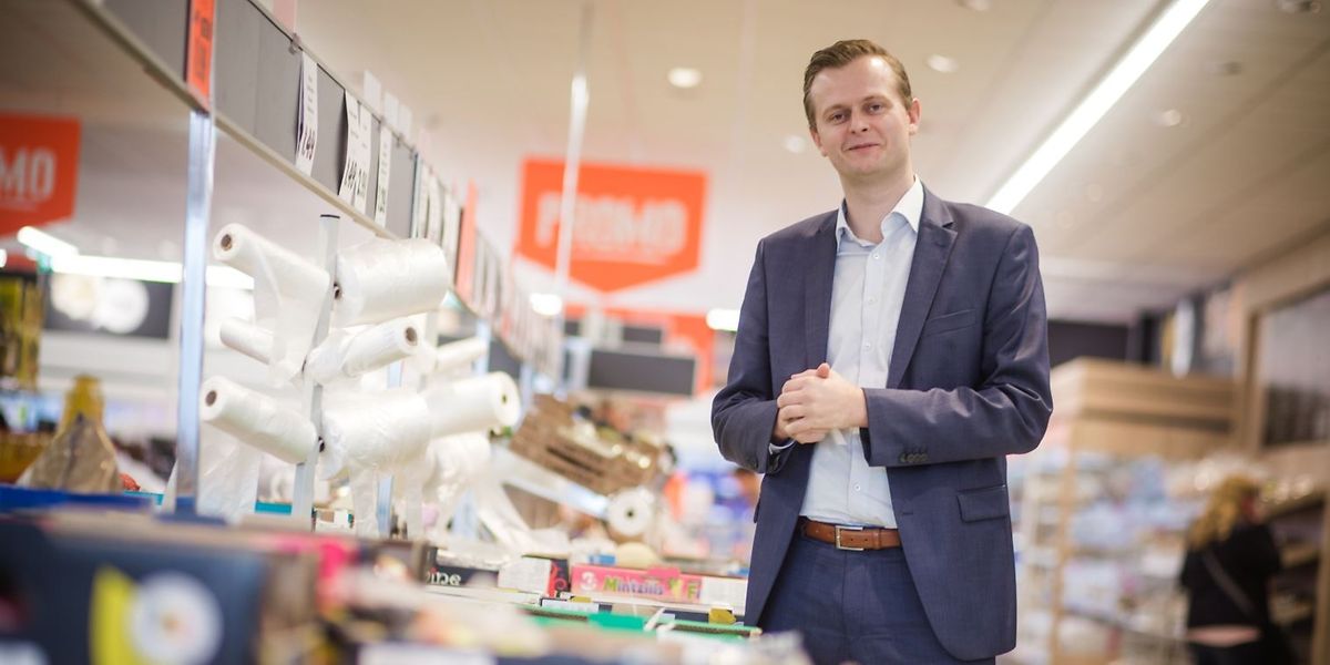 Er bestimmt, was in die Regale kommt: Denys Vandenrijt ist Verkaufsleiter von Lidl Luxembourg. 