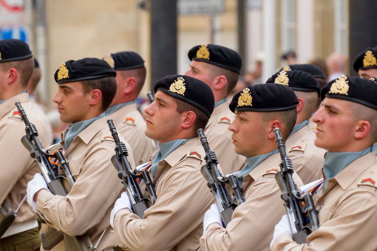 Die feierliche Wachablösung am Mittwochnachmittag.