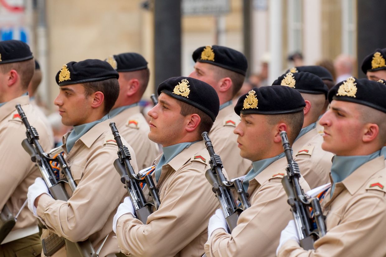 Die feierliche Wachablösung am Mittwochnachmittag.