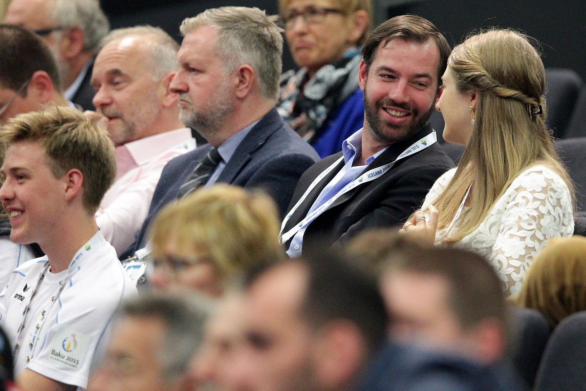 Auch die Volleyballer wurden von Guillaume und Stéphanie unterstützt.
