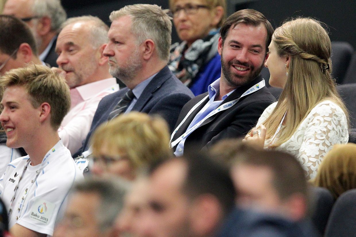 Auch die Volleyballer wurden von Guillaume und Stéphanie unterstützt.
