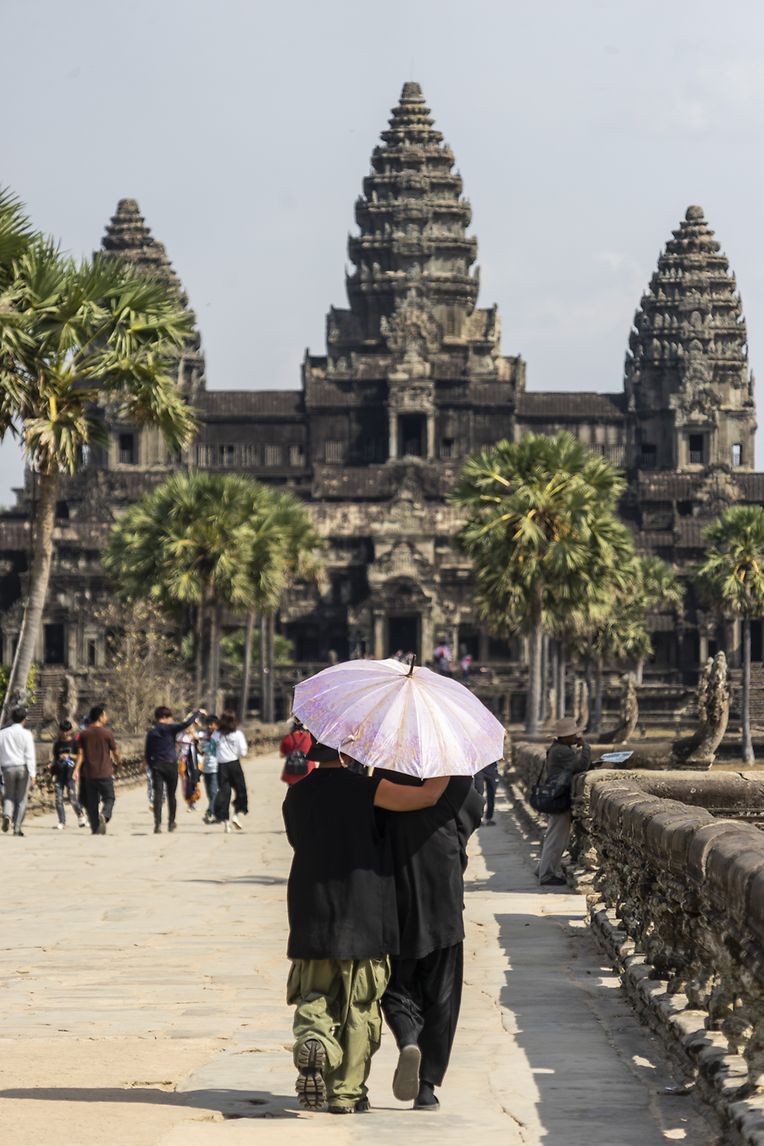 Die Tempelanlage von Angkor Wat in Kambodscha zieht Touristen aus aller Welt in Scharen an. 