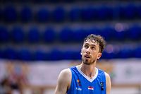 Bob Melcher (Luxemburg #22) Portrait/ JPEE Montenegro - Basketball, Luxemburg - Montenegro, Männer / 01.06.2019 /Topolica Sport Hall, Bar /Foto: Ben Majerus