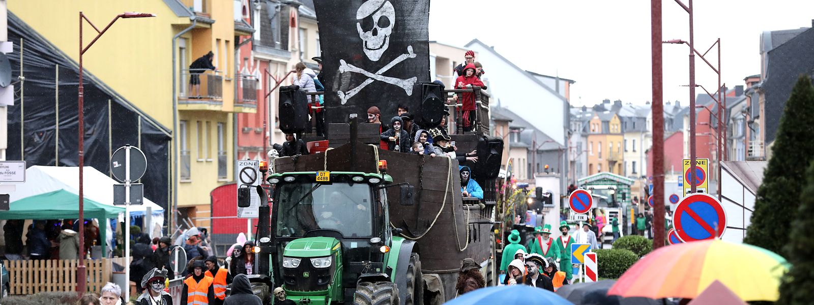 Die Kavalkade von Schifflingen war eine der drei, die 2020 vor dem Lockdown noch stattfinden konnten.