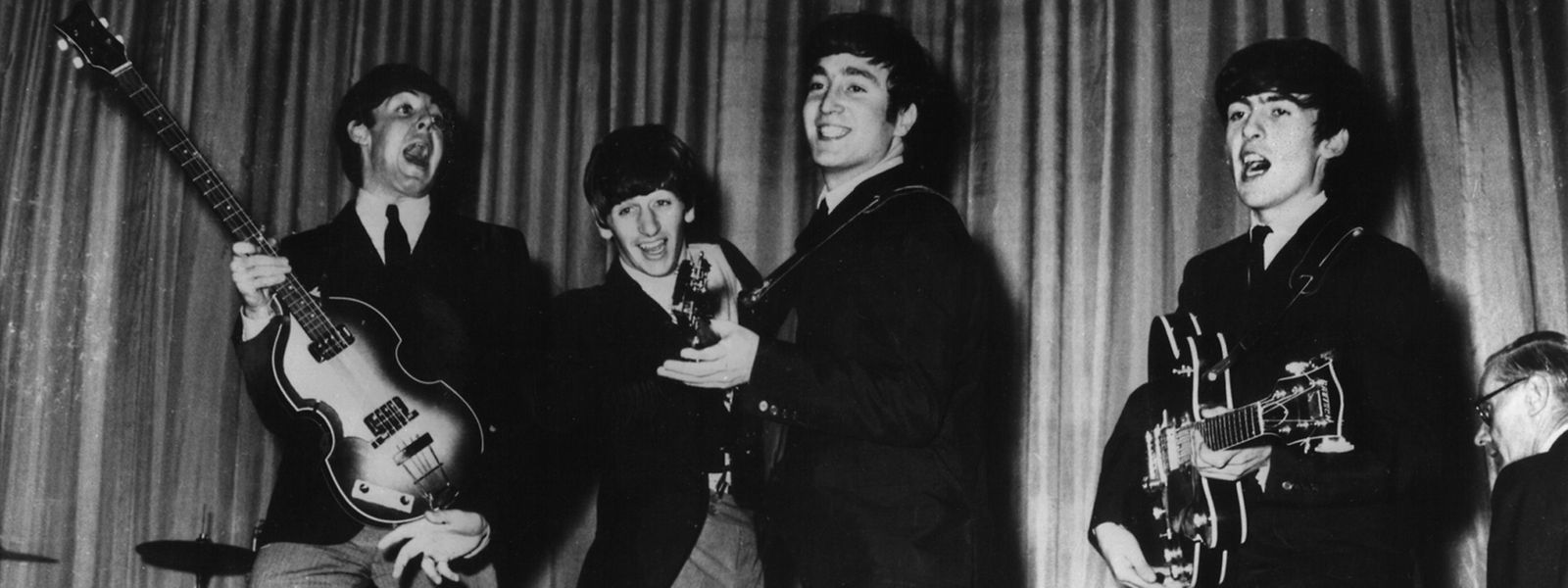 Nach dem Vertrag mit Parlophone: Die Beatles mit Ringo Starr (2.v.l.) im Jahr 1962.