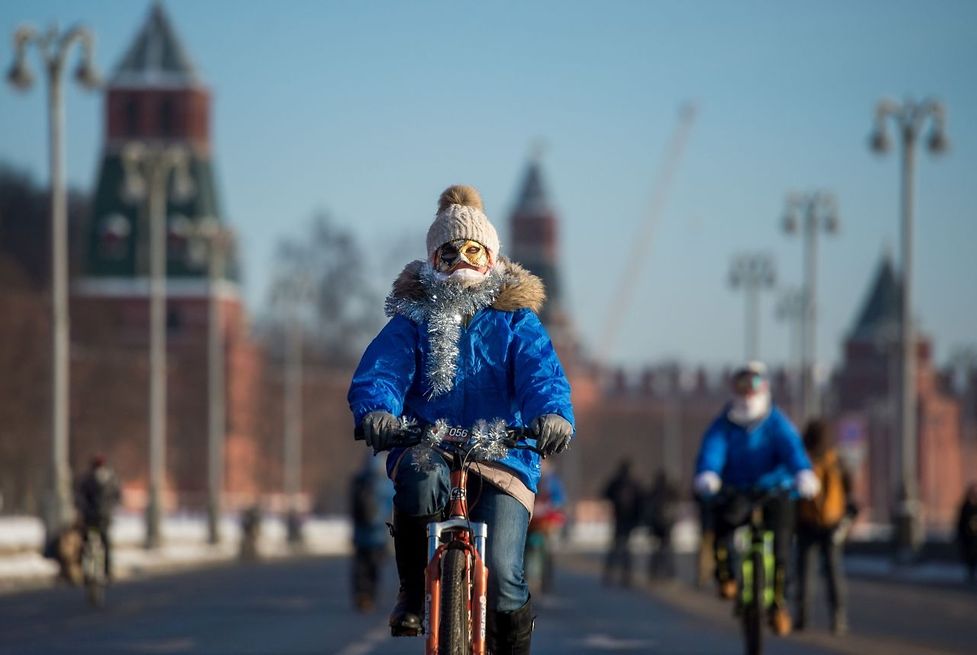 The air temperature dropped down to -27 degrees Celsius in the Moscow area