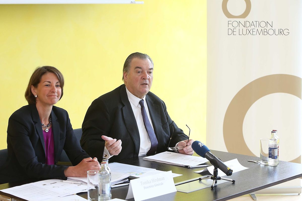 Tonika Hirdman, directrice générale, et Henri Grethen, président de la Fondation de Luxembourg, se sont montrés satisfaits de l'année écoulée.