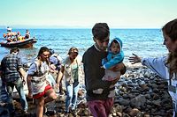 Im August sind doppelt so viele Flüchtlinge und Migranten auf den griechischen Ägäisinseln angekommen wie im Vorjahr.