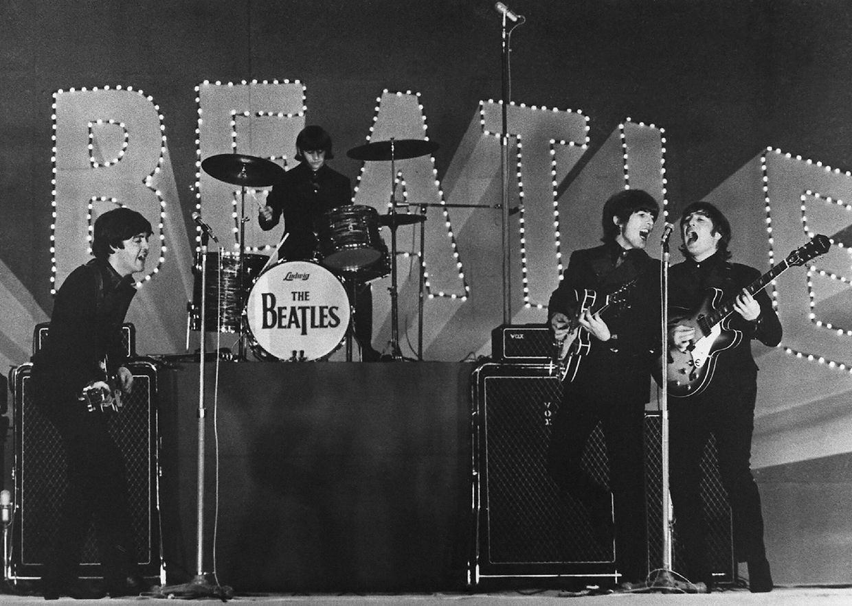 Die größte Band der Welt: John Lennon (2.v.r.) mit den Beatles, 1966.